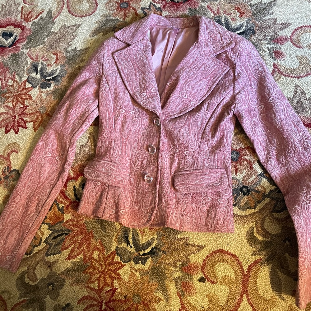 Paisley Pink S Jacket . Condition is Pre-owned - Excellent. Cotton spandex